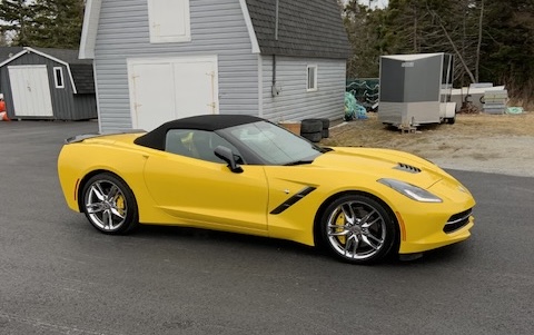 2015 Stingray Convertible owned by Mervin (Sandy) & Debbie Stoddard