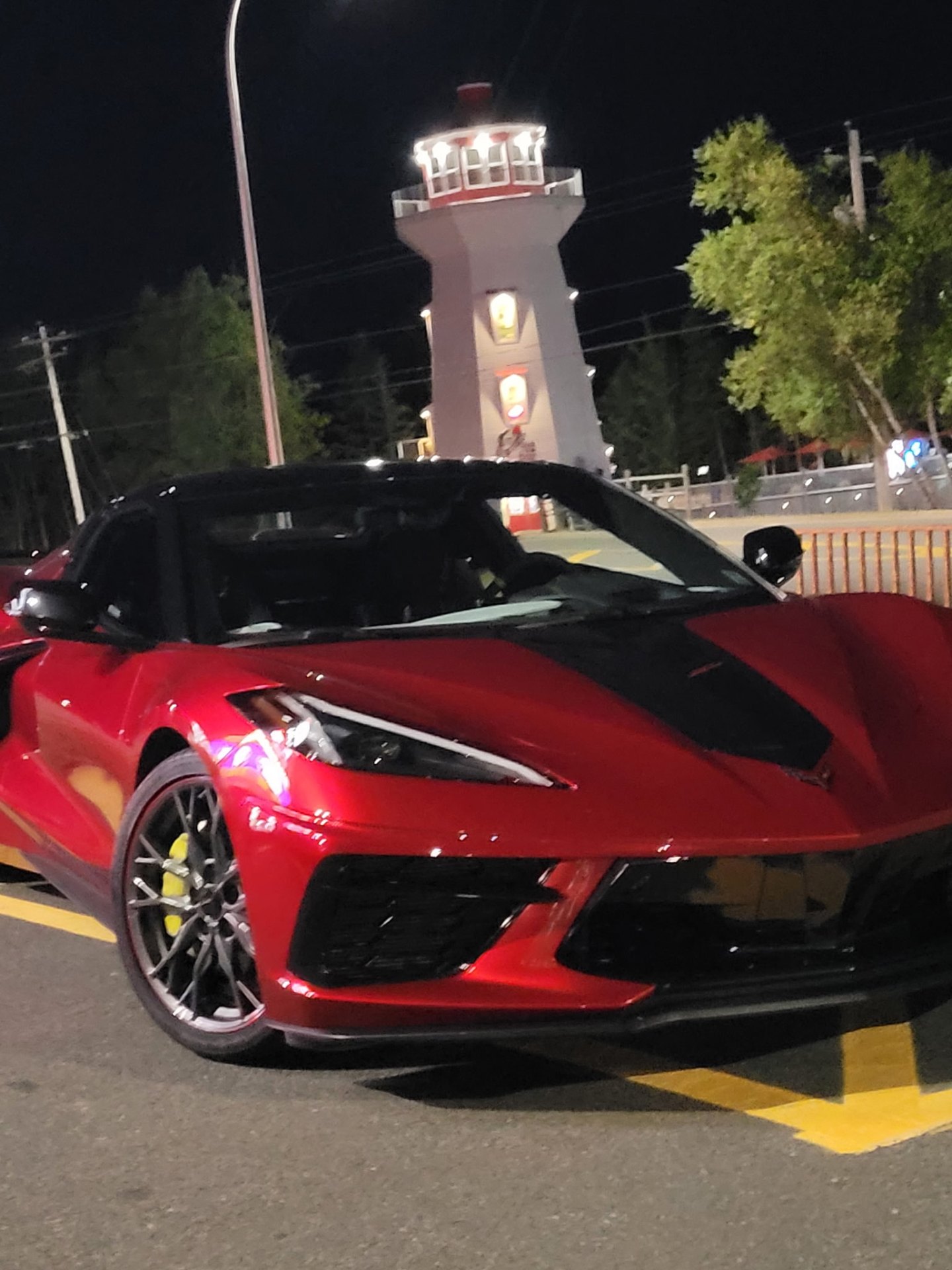 2022 Red Mist Convertible owned by Chris and Gina Harlow